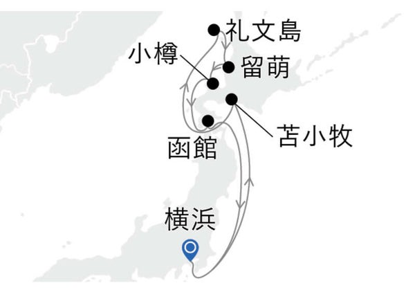 MITSUI OCEAN SAKURA MITSUI OCEAN スイート【横浜発着】初夏の北海道周遊クルーズ(9日間)2